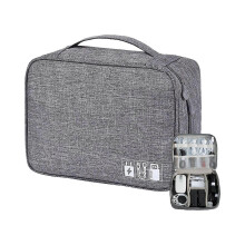 Stylish Makeup Organiser Case For Electronics Toiletries Reinforced Oxfords Fabric Construction Storage Bag