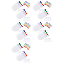 10 Pcs Rainbow Face Body Paint-Gay Pride Day Flag Face Paint-LGBT Rainbow Stripe Crayon for Gays Pride Day