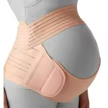 Pregnant Women Support Belly Band Back Clothes Belt Adjustable Waist Care Maternity Abdomen Brace Protector Pregnancy (Size XL)