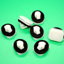 10pcs Nylon White Door Panel Clip Screw for Mercedes Ben