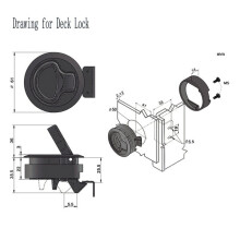 Κλείδωμα πτερυγίου σκάφους, μικρό κλείδωμα καταστρώματος ατμού