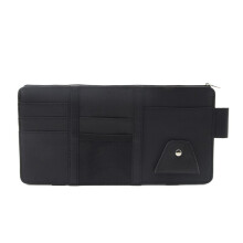 Multifunctional CD-DVD Leather Document Pocket Organizer for Car