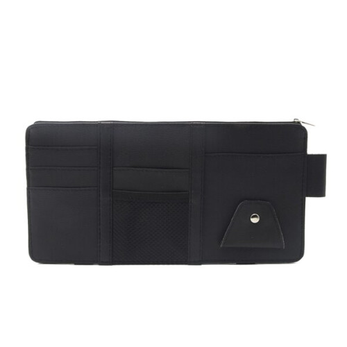 Multifunctional CD-DVD Leather Document Pocket Organizer for Car