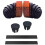 Safe Bicycle Handlebar Straps 2Pcs Non-slip EVA Faux Leather Strap 1