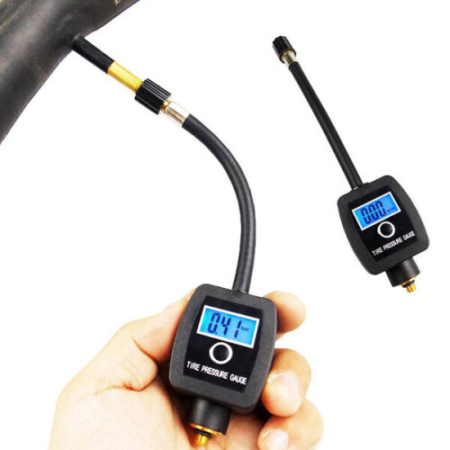 Manometro di pressione pneumatici ad alta precisione, nero, PSI, accurato, per auto.