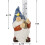 Xingfeng regenmeter tuinkabouter beeldje decoratie met twee sterren 1