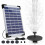 Fonte solar externa de 5,5 W, bomba solar para lago Triomphe com morcego 1