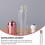 Glass Roller Bottle for Essential Oil Storage 30Pcs Pink Set 4