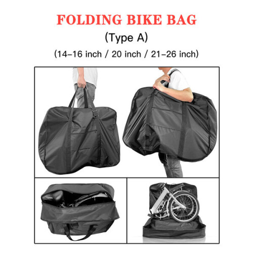 Bolsa dobrável para bicicleta de 14 a 16 polegadas, bolsa portátil para bicicleta. 1