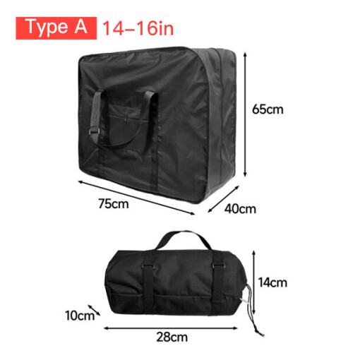 Bolsa dobrável para bicicleta de 14 a 16 polegadas, bolsa portátil para bicicleta. 2