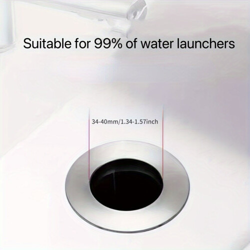 1 bouchon de vidange de lavabo en acier inoxydable 2