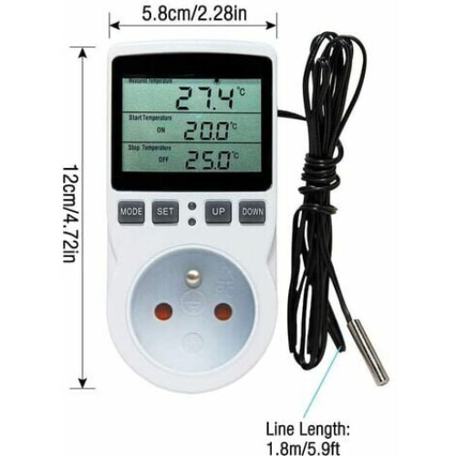 Thermostat socket, digital timer socket, digital programmer 1