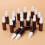 Portable Spray Bottle Plastic for Storage Use 40Pcs Brown Mini Refillable Bottle 4