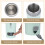 350ml portable electric water cup, temperature control 3
