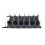 Dispensador de bebidas automático preto com 31 cm / 12,2 polegadas de largura e ajustável. 5