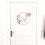 1 autocollant mural créatif représentant une fleur anglaise 3