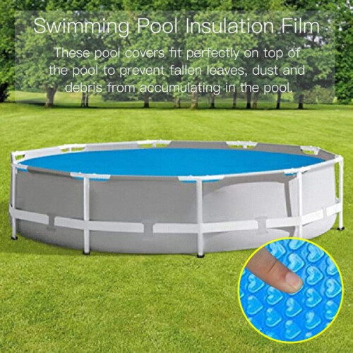 (2 Pack)Round Pool Bubble Solar Panel, Blue for You 2