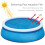 (2 Pack)Round Pool Bubble Solar Panel, Blue for You 5
