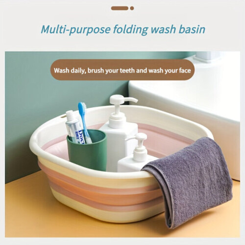 Ensemble lavabo pliable portable 3 pièces 2