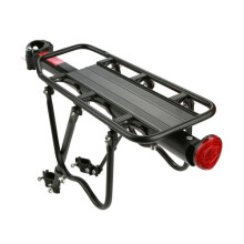 Portaequipajes trasero para bicicleta de montaña de aleación de aluminio, dos