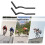 Lightweight carbon fiber bicycle handlebar for fixed gear bikes 5