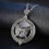 Vergrootglas met ribbels, decoratieve ketting 4