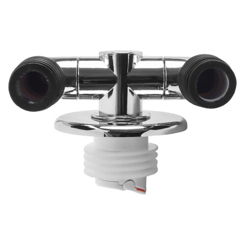 Adaptateur de tuyau coudé d'évacuation pour lave-linge au sol 1