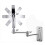 Wall-mounted cosmetic mirror, double-sided magnification for home 2