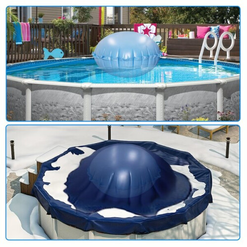 Gengutor 1 Pack Inflatable Pool Pillow For Above Ground Pools 2