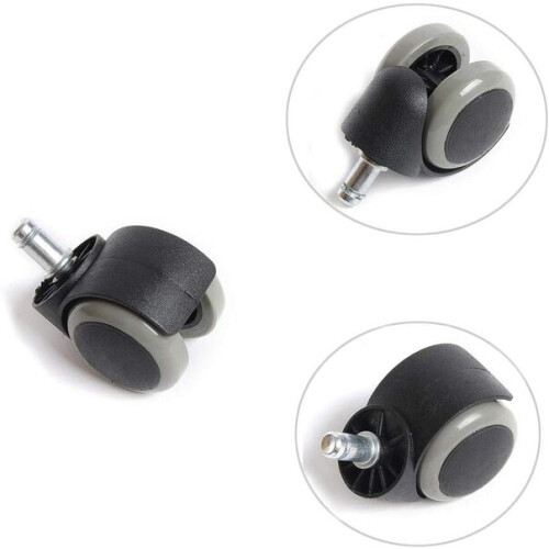 (2 packs)parts casters, silent universal office chair casters, pack 1