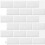 10pcs White Self-Adhesive 3D Wall Tile Stickers Kitchen Bathroom 3