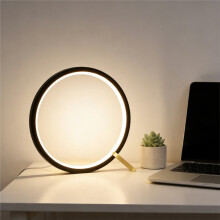 3 Color Temperature LED Desk Lamp USB Powered Dimmable Night Light for Bedroom Black