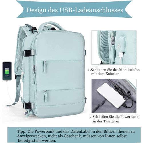 Ryanair-Handgepäck mit USB-Ladeanschluss 2