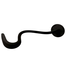 43mm Flexible Silicone Washer & Dryer Door Prop Easy-to-Use Bendable Sturdy Stopper for Odor-Free Appliances Black