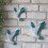 Xingfeng Set van 3 decoratieve meeuwen - Wanddecoratie 2