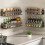 Black Kitchen Shelf Screw Mounting Makeup Organizer Psich 2