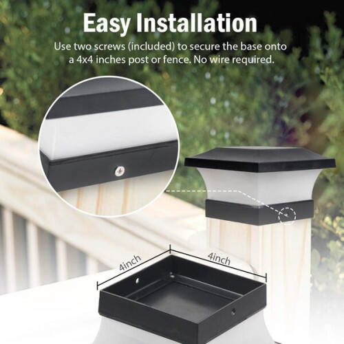 Farola solar LED Hetang Yuese, impermeable, para 2
