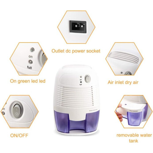 Déshumidificateur Hetang Yuese mini désodorisant portable, bien 2