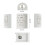 Applique murale LED Hetang Yuese 5W lumière blanche, éclairage intérieur moderne 5