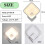 Applique murale intérieure LED Hetang Yuese, modèle carré blanc 2