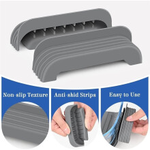 4-Pack Silikonhandtagsskydd [Värmebeständigt] Grepphylsa för  Cleancrisp Glasbehållare 2,5-QT/4-QT/6-QT