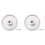 2X Roue de Compteur D'Encodeur de Mesure en Alliage D'Aluminium Industriel de Diamètre 60Mmx6Mm pour Roue D'Encodeur D'Accessoires D'Encodeur 1
