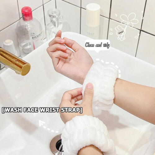 pcs face wash bracelets Microfiber Cuff Wristbands M 1
