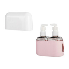Travel Bottles for Toiletries Travel Size Containers for Foam Soap Cosmetics 2pcs pink