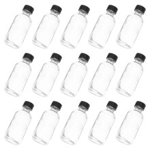 Glass Bottle Multipurpose Glass Bottle for Storage 15Pcs Small Containers