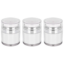 Cream Jar Vacuum Bottle, Lotion Dispenser With Pump, Travel Containers (50ml3pcs)
