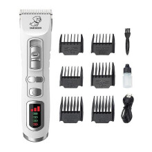 Cortapelos profesional para perros con pantalla LCD, cortapelos inalámbrico para perros.
