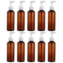 Shampoo Dispenser Plastic Bottle for Storing 30Pcs Brown Pump Bottles