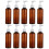 Shampoo Dispenser Plastic Bottle for Storing 30Pcs Brown Pump Bottles 1