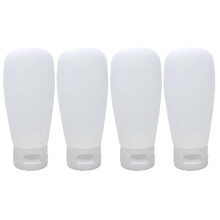 Gel Bottle Plastic Bottles for Storage 8Pcs White Cosmetic Containers